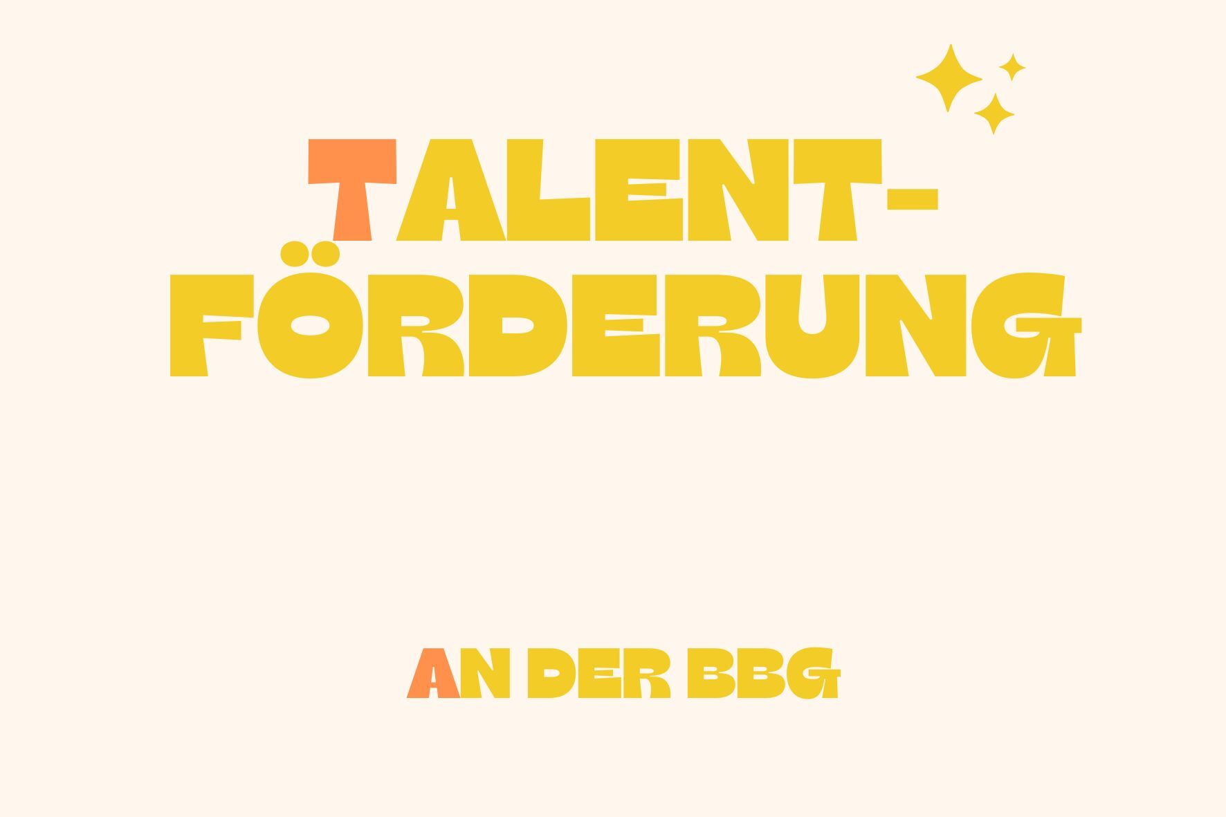 Talentförderung